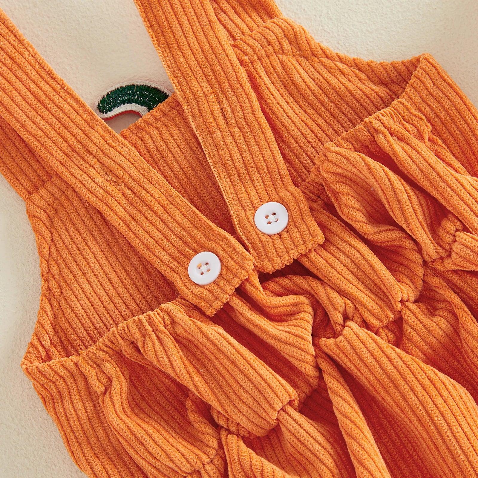 CUTEST LITTLE PUMPKIN Corduroy Romper