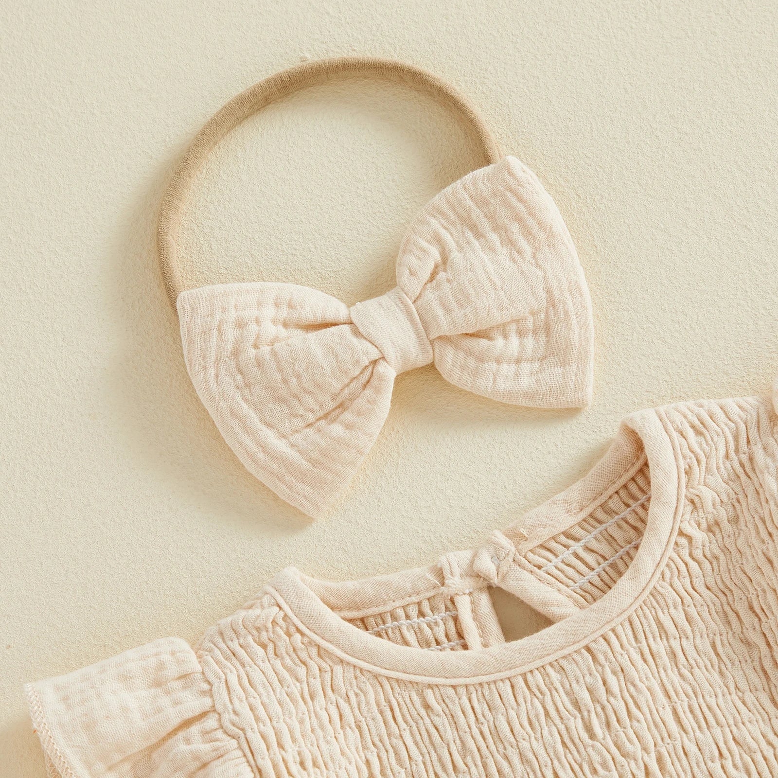 BETH Smocked Romper Dress