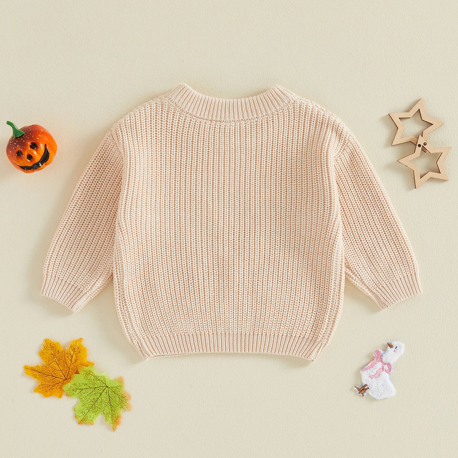 JUST A SPOOKY GOOSE Knitted Sweater
