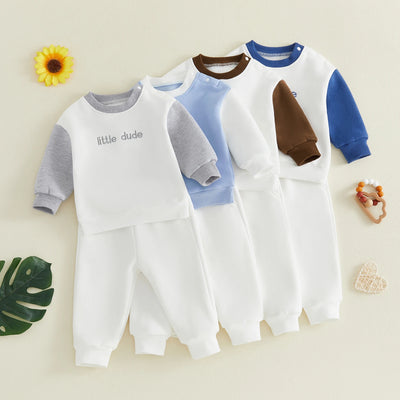 LITTLE DUDE White Outfit