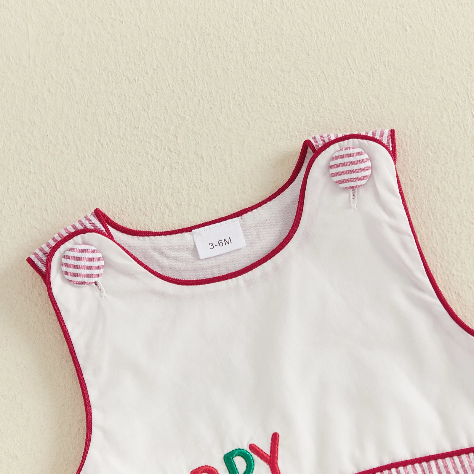 JOLLY & MERRY Striped Romper