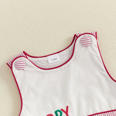 JOLLY & MERRY Striped Romper