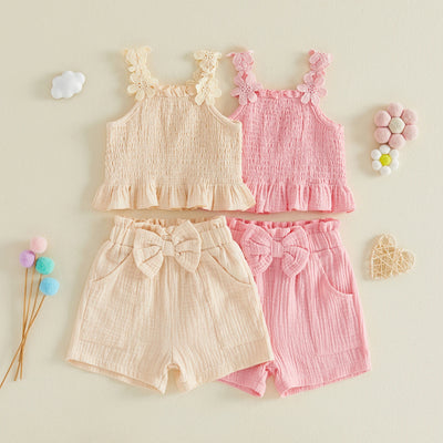 MAYA Floral Smocked Outfit