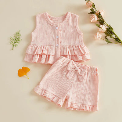 ZOEY Ruffle Bowtie Outfit