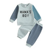 MAMA'S BOY Color Block Outfit