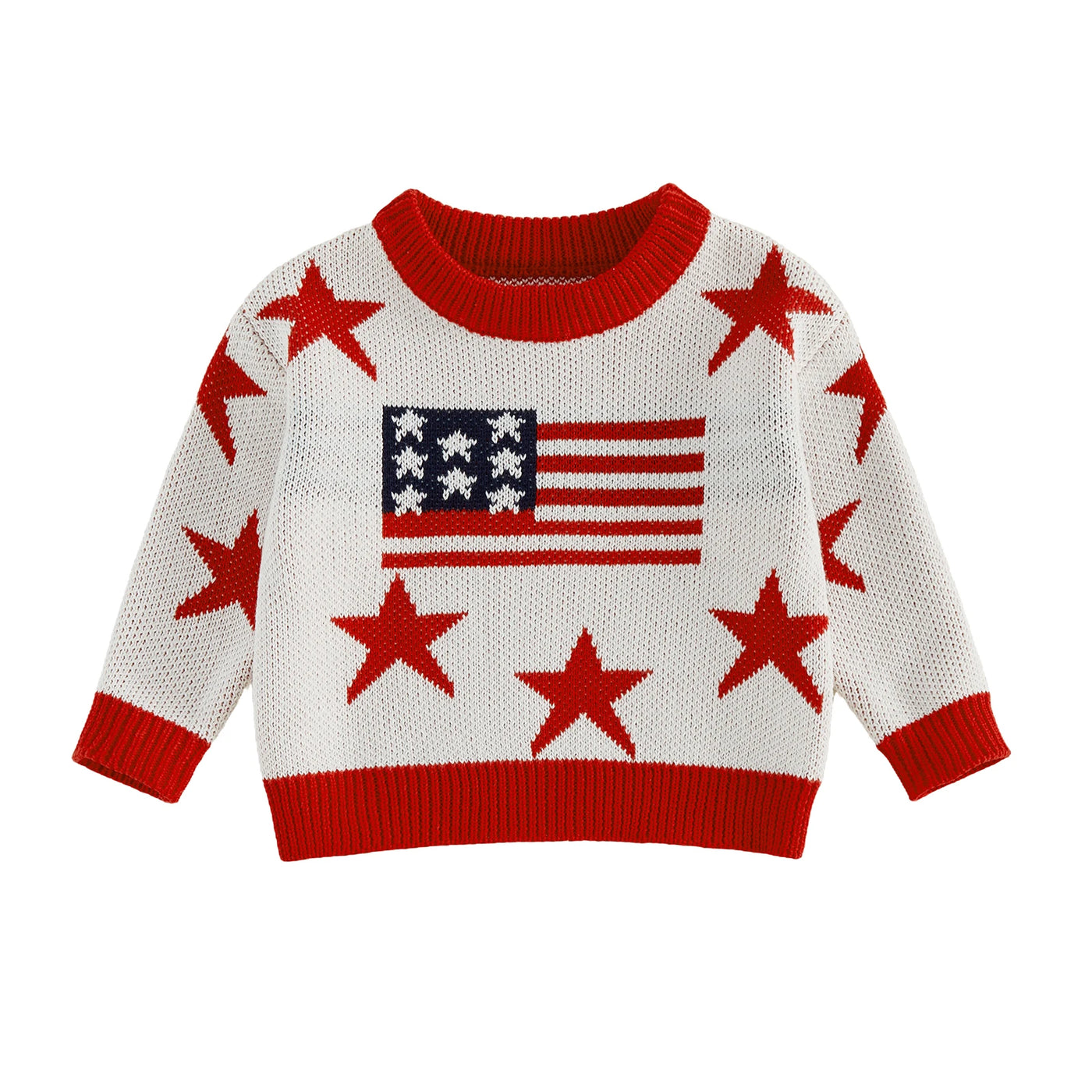 USA FLAG Knitted Sweater