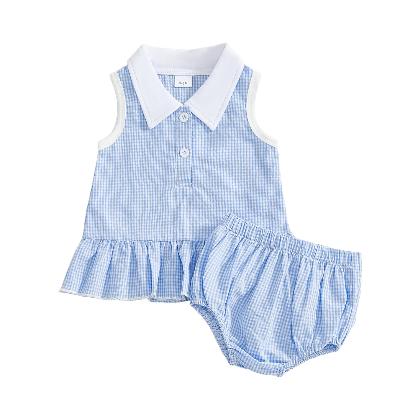 MARLEY Collared Ruffle Outfit