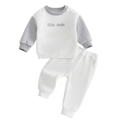 LITTLE DUDE White Outfit