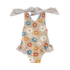 CORALIE Flower Bowtie Swimsuit