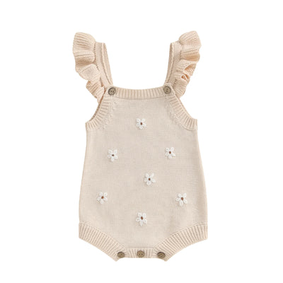DAISY Knitted Ruffle Romper