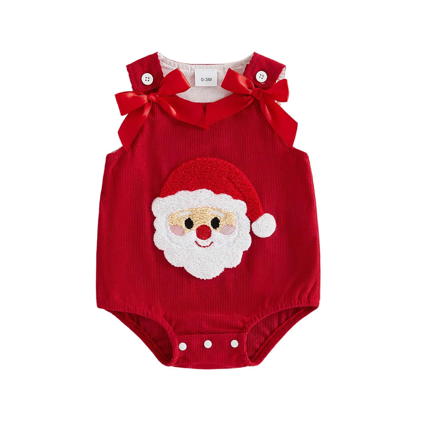 CHRISTMAS CUTIE Corduroy Romper