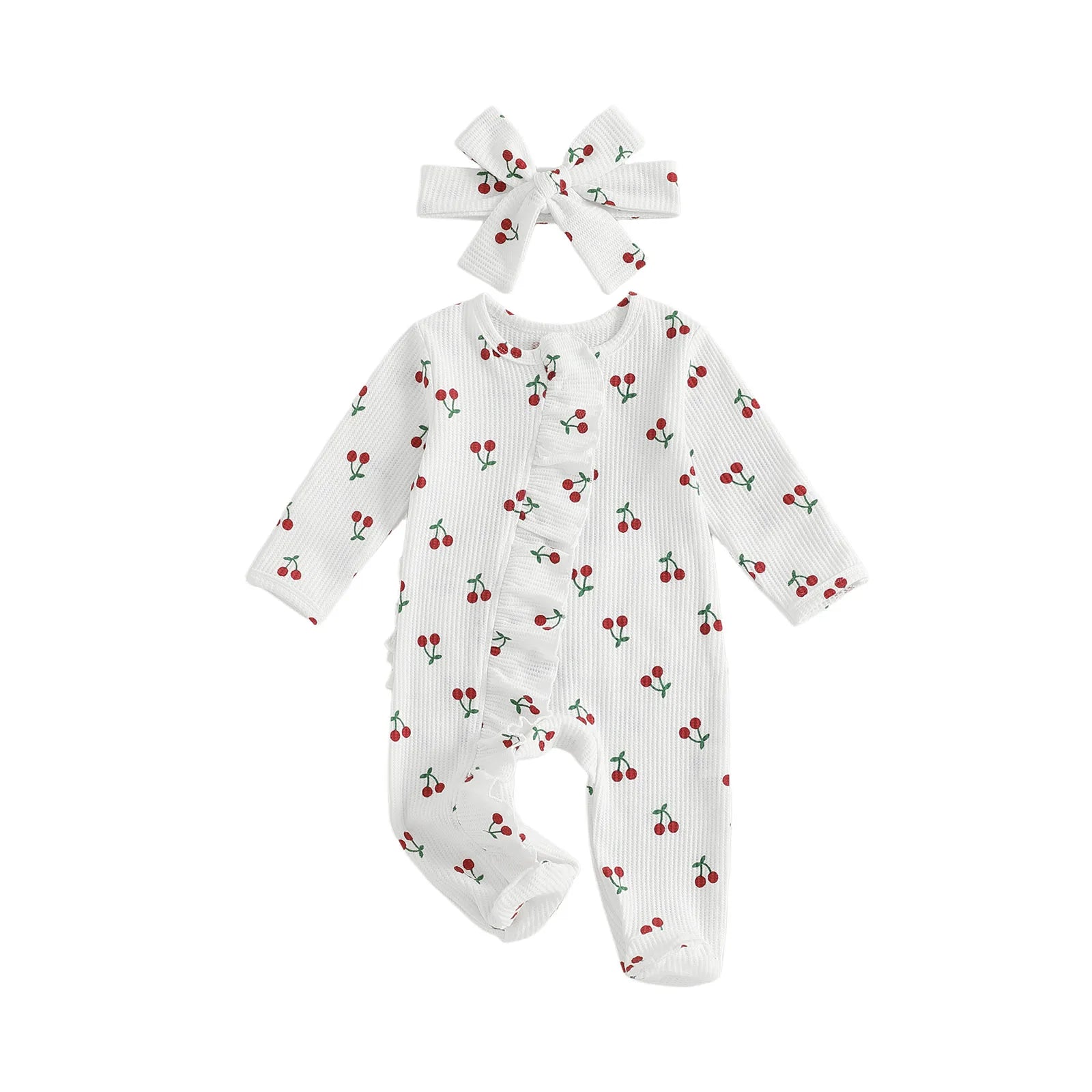 CHERRIES Ruffle Jumpsuit