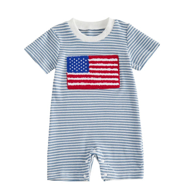 USA FLAG Striped Jumpsuit