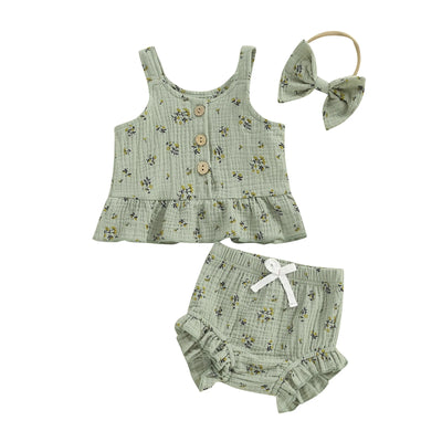 MARLEY Floral Ruffle Outfit