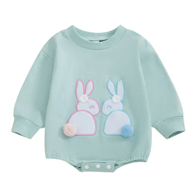 SWEET BUNNIES Long-Sleeve Onesie