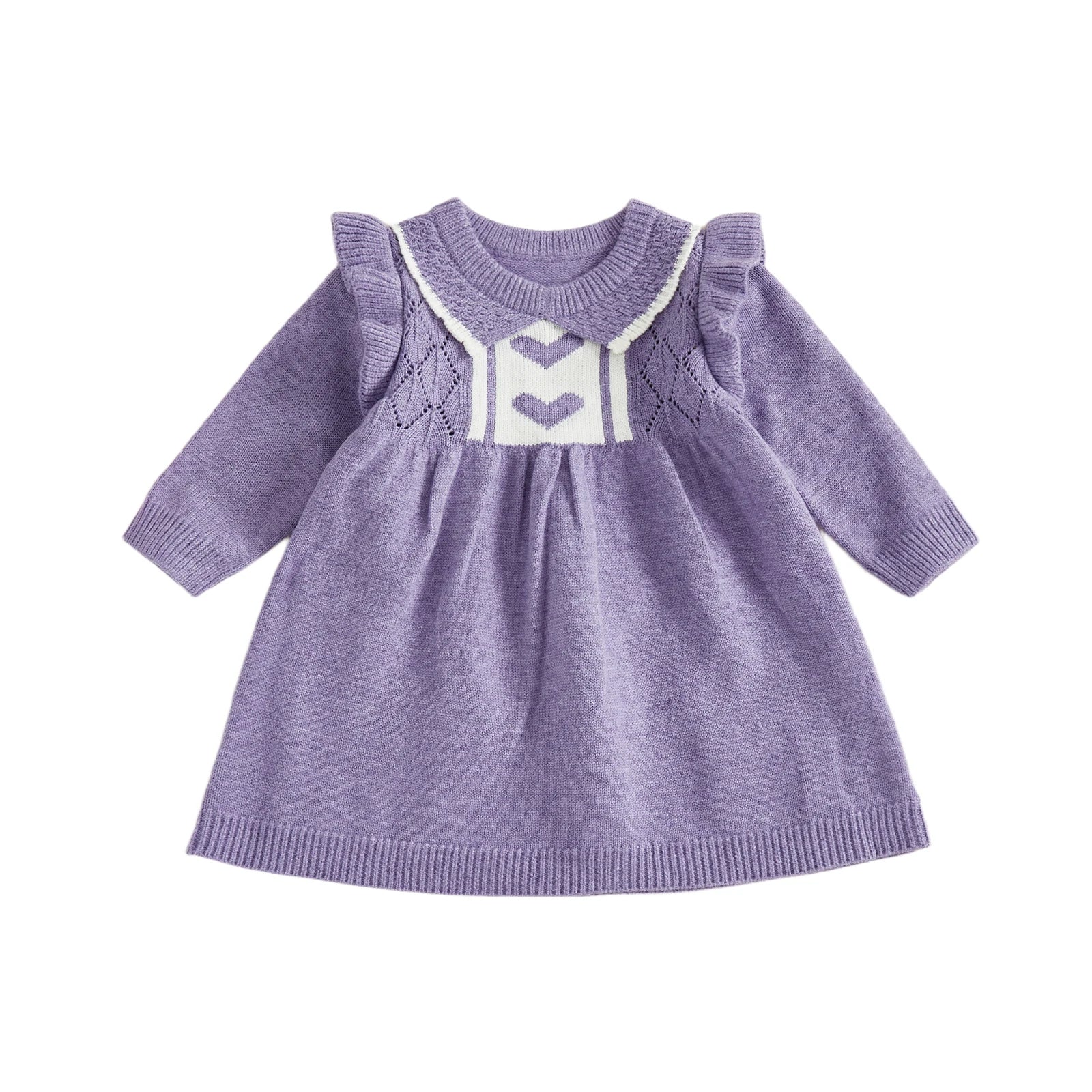 SWEETHEART Knitted Ruffle Dress