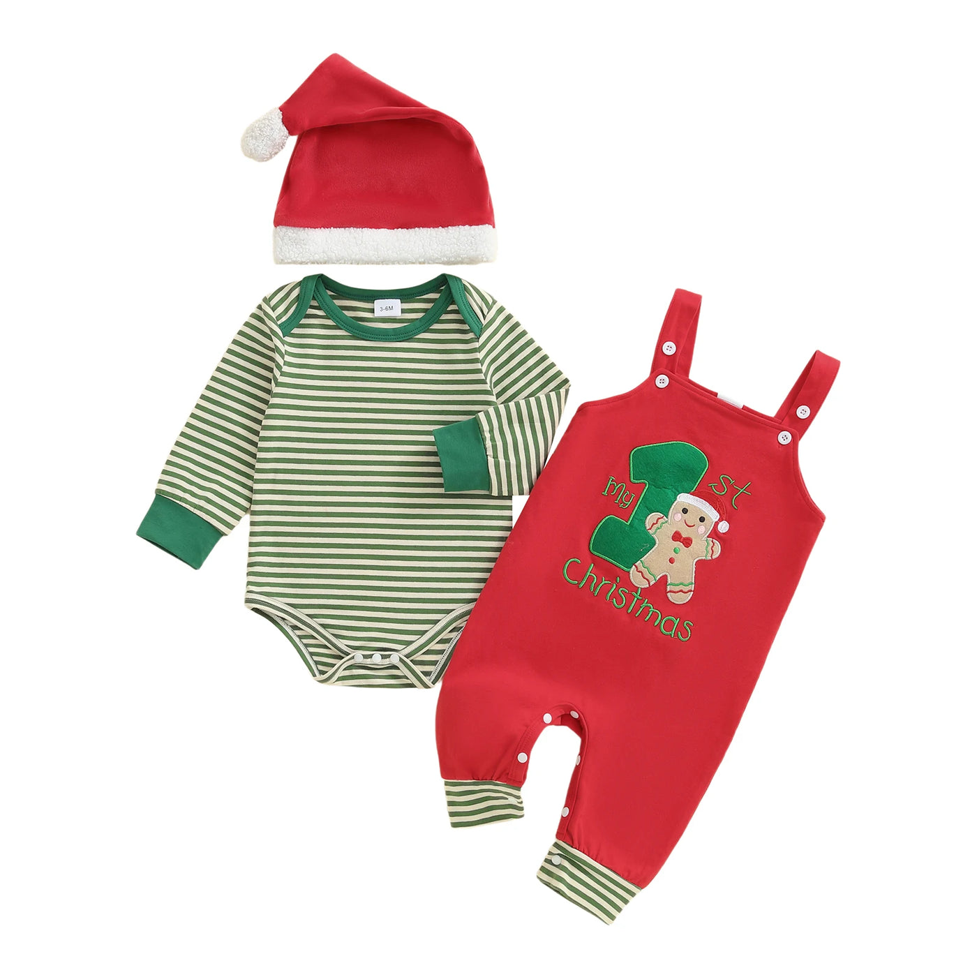 MY 1ST CHRISTMAS Overall Outfit