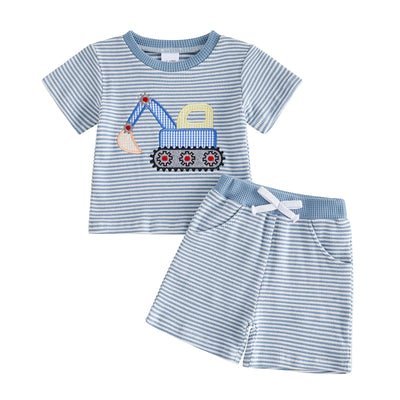 EXCAVATOR Striped Outfit