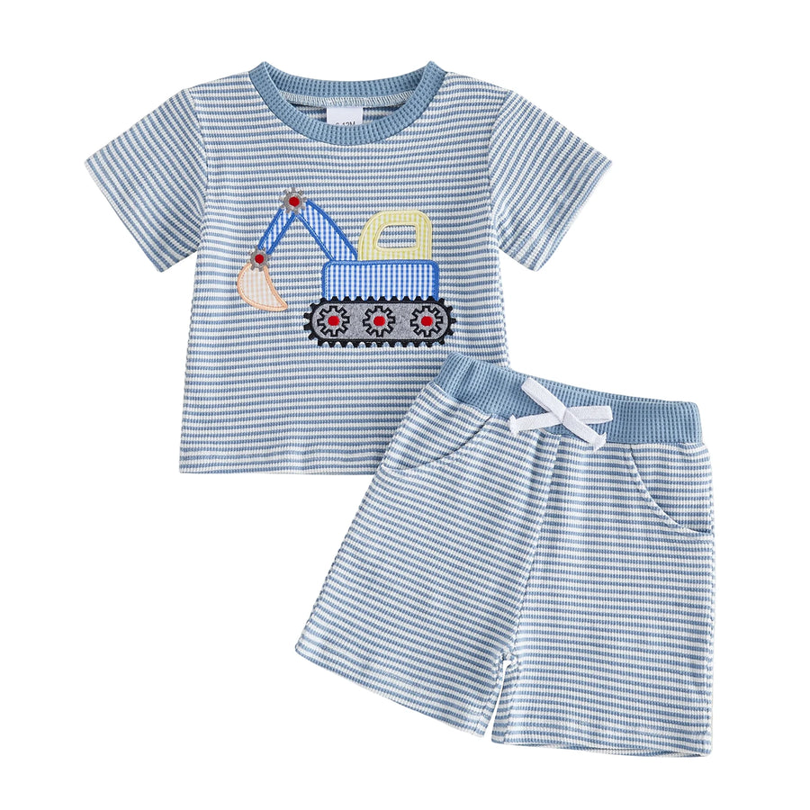 EXCAVATOR Striped Outfit