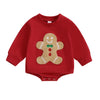 GINGERBREAD MAN Push Romper