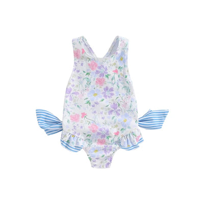 OLIVIA Floral Bowtie Swimsuit