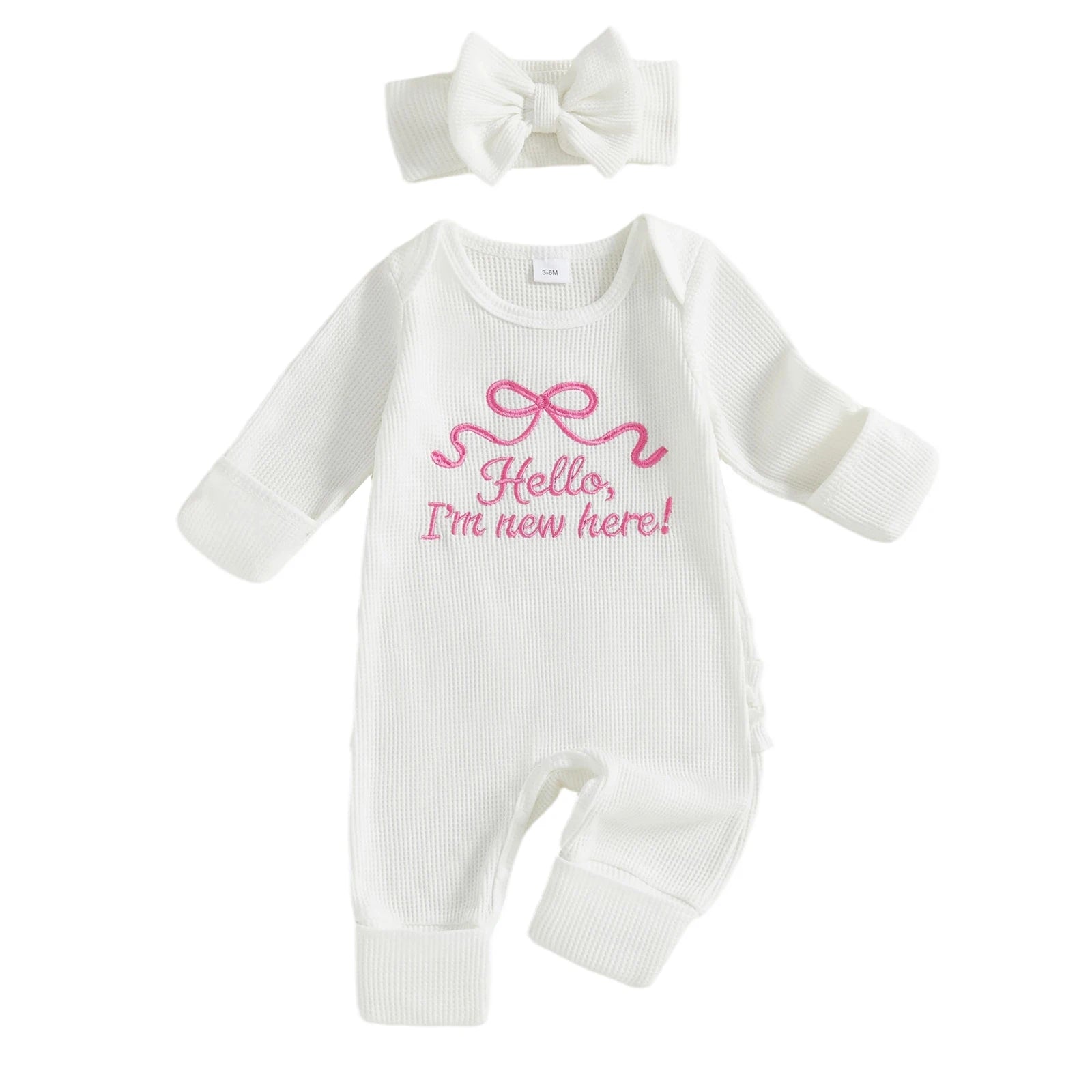 HELLO, I'M NEW HERE Bow Jumpsuit