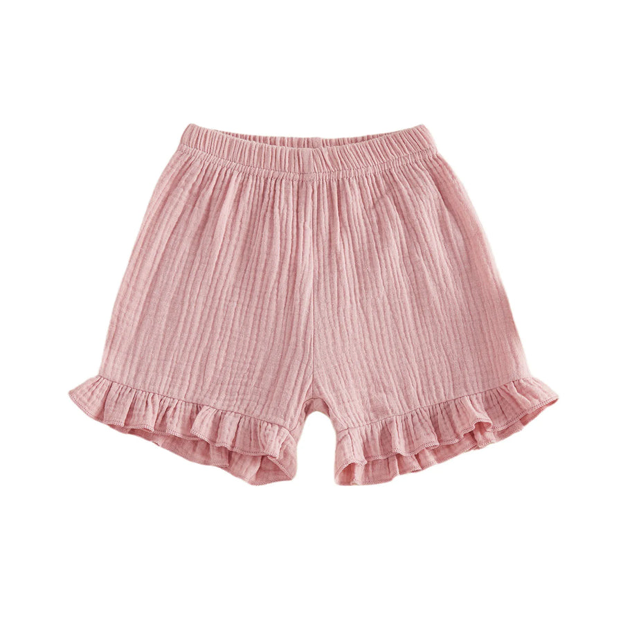 SUMMER Muslin Ruffle Shorts