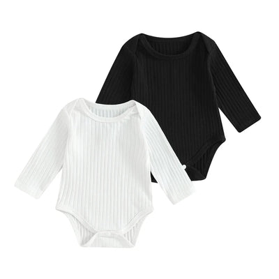 BASIC Set of 2 Ribbed Long-Sleeves