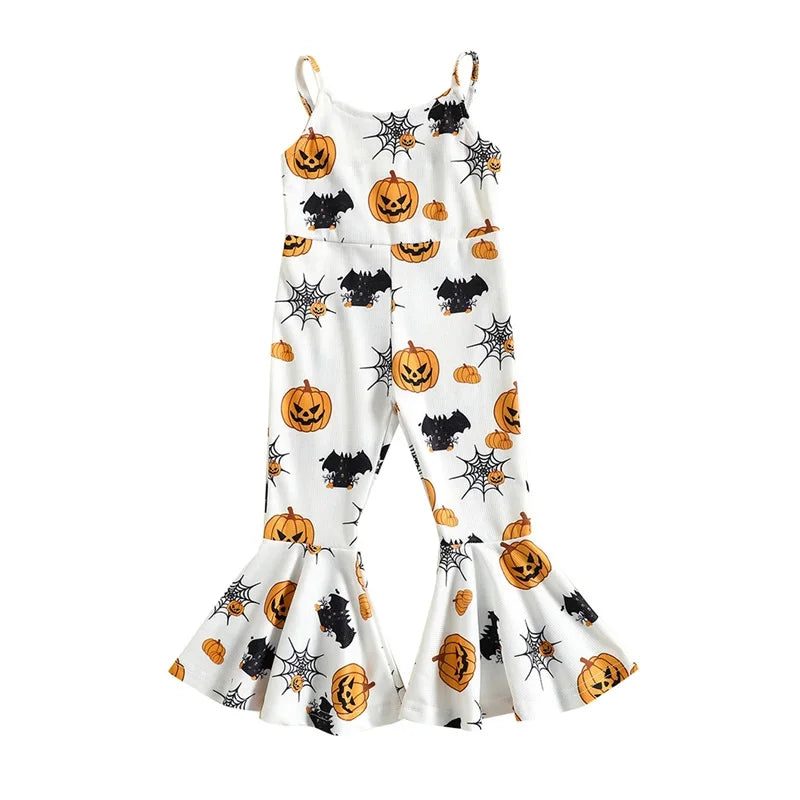 SPOOKY HALLOWEEN Bellbottom Jumpsuit