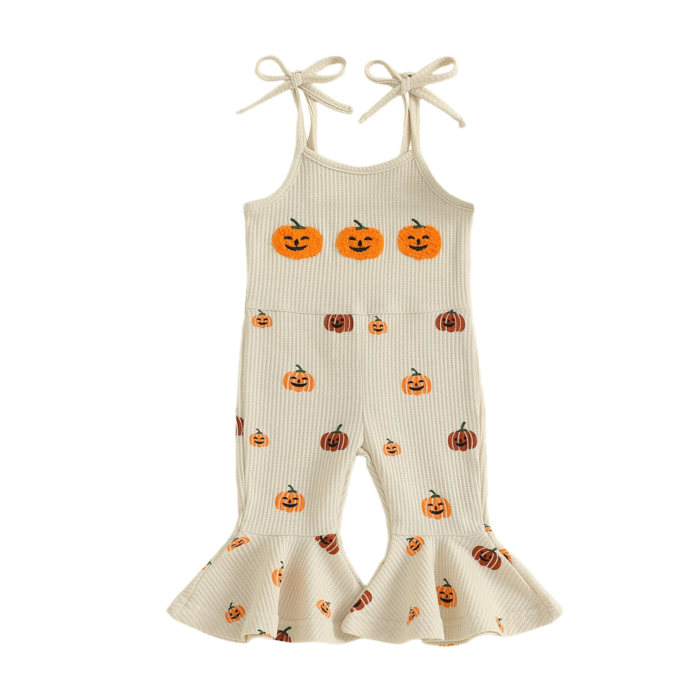 LITTLE PUMPKIN Bellbottom Pull-on Jumpsuit