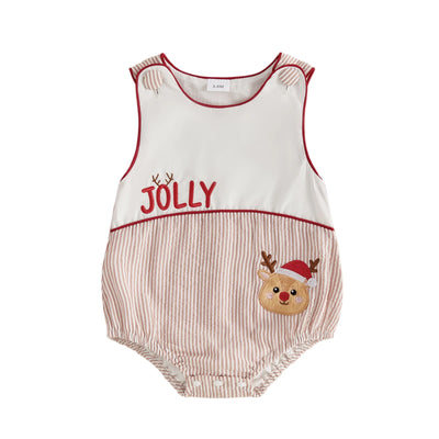 JOLLY & MERRY Striped Romper