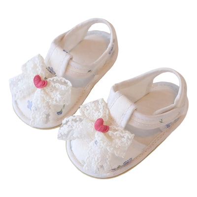 LACE BOW Sandals