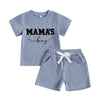 MAMA'S BOY Waffle Knit Outfit