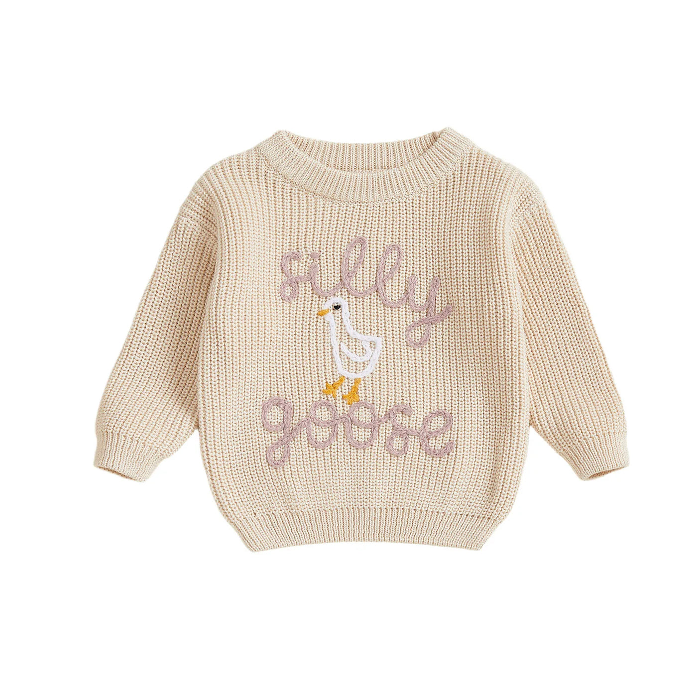 SILLY GOOSE Knitted Sweater