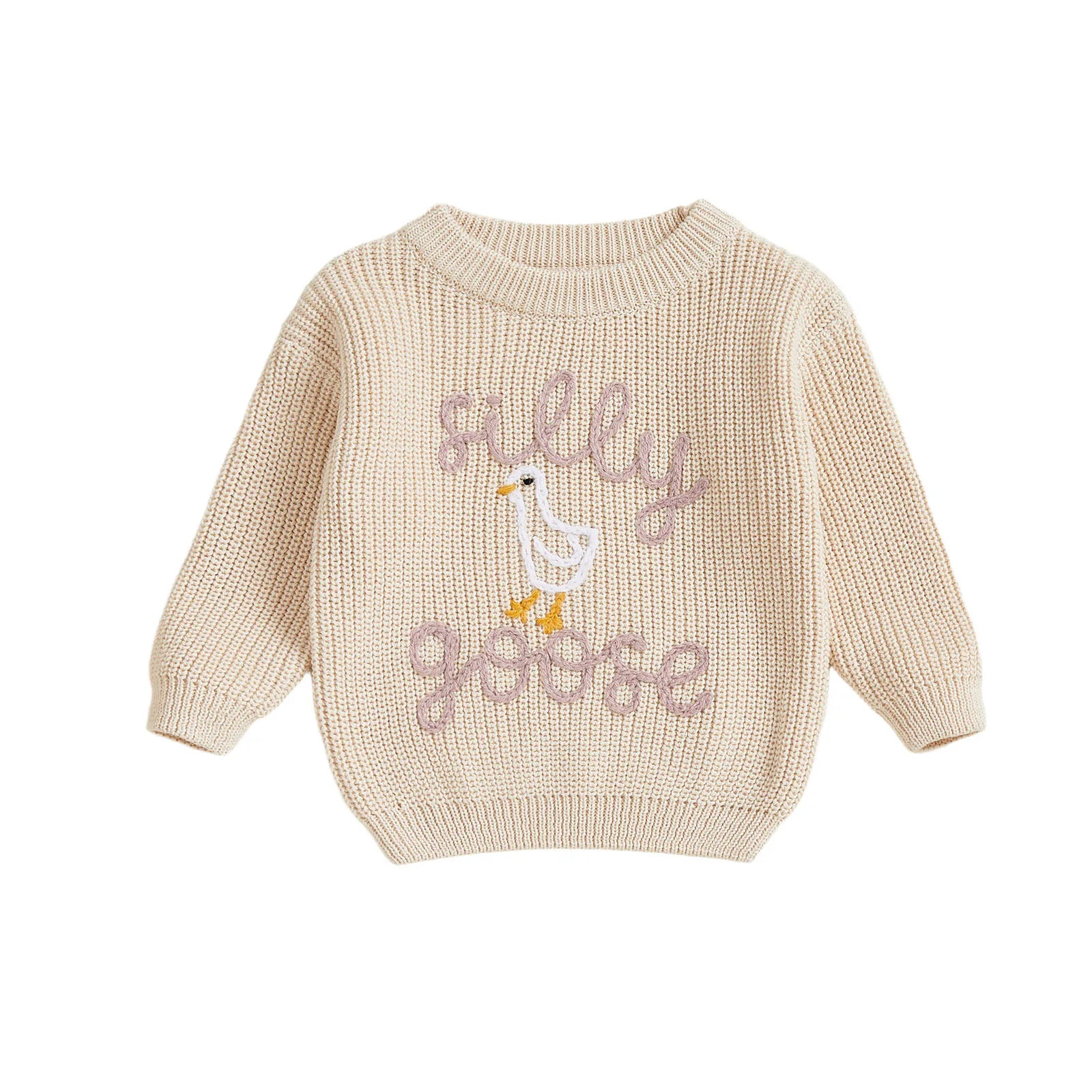 SILLY GOOSE Knitted Sweater