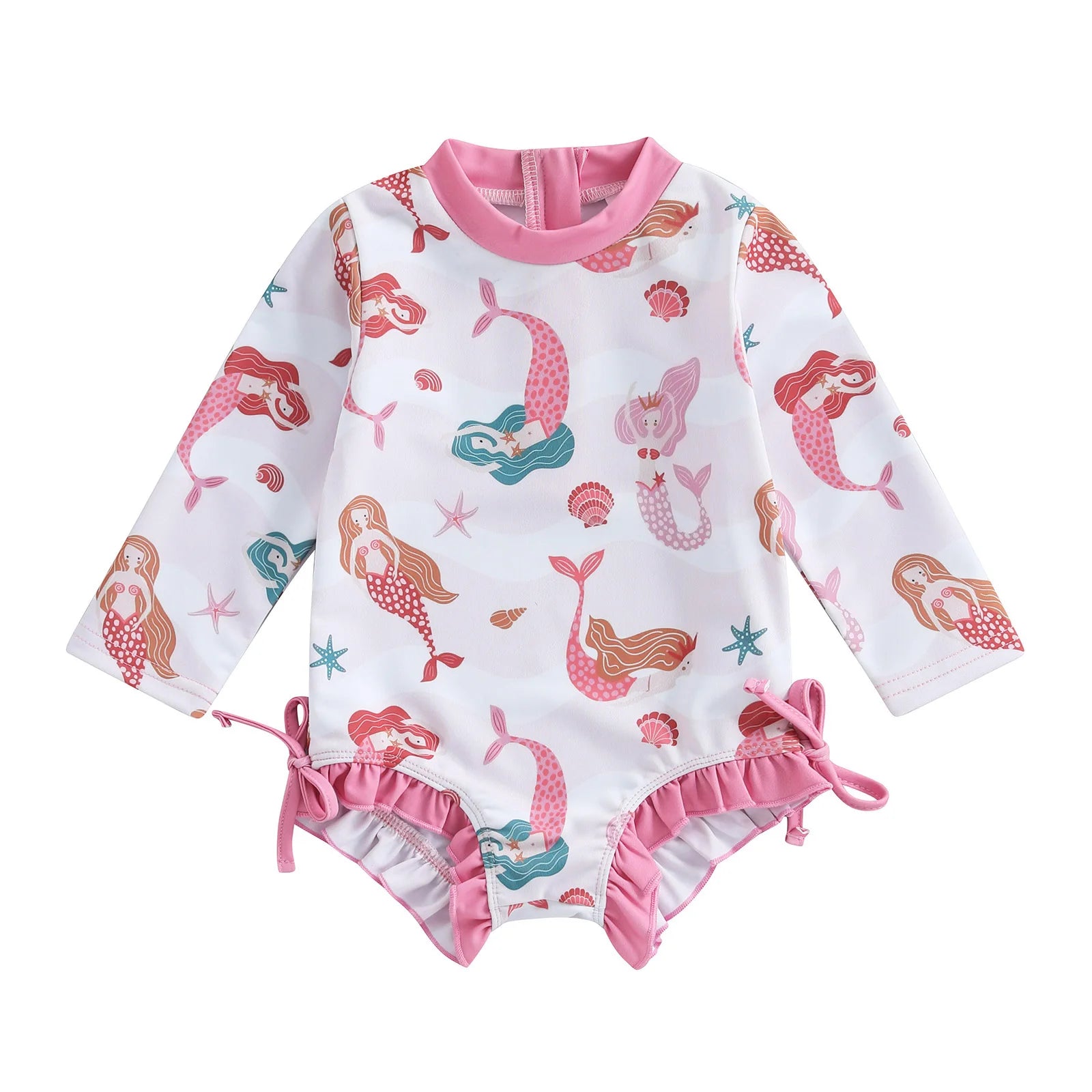 MERMAIDS Long-Sleeve Swimsuit