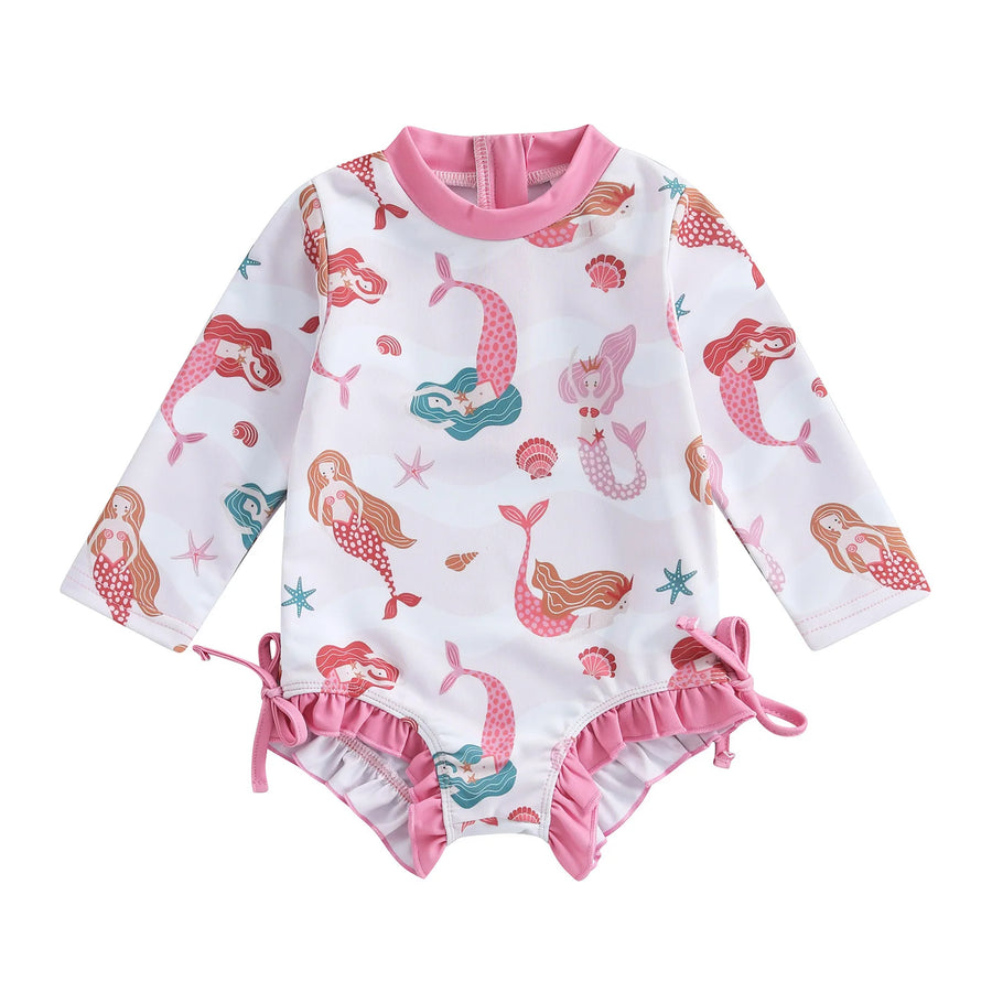 MERMAIDS Long-Sleeve Swimsuit
