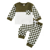 CHECK MATE Waffle Knit Outfit