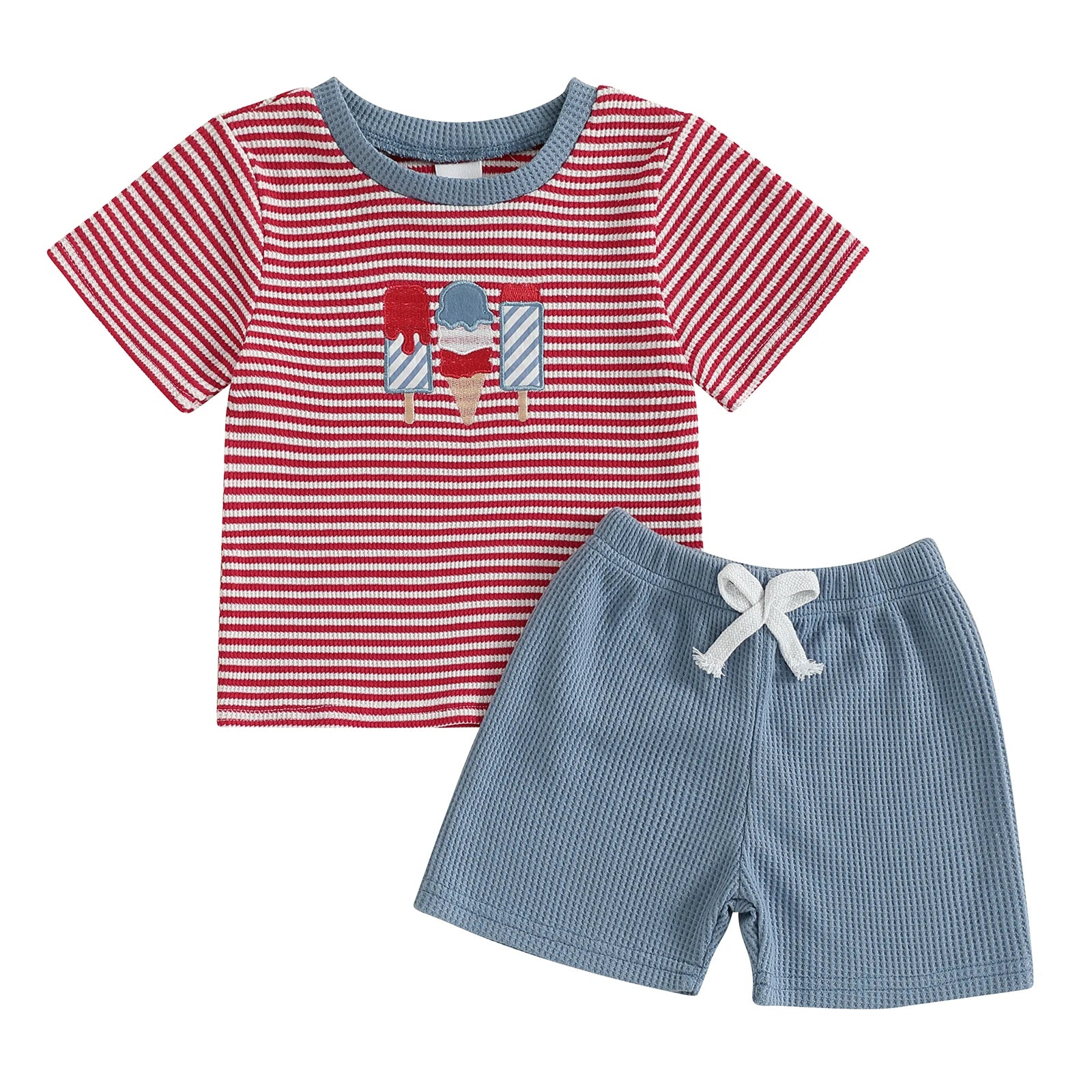 POPSICLE USA Striped Outfit