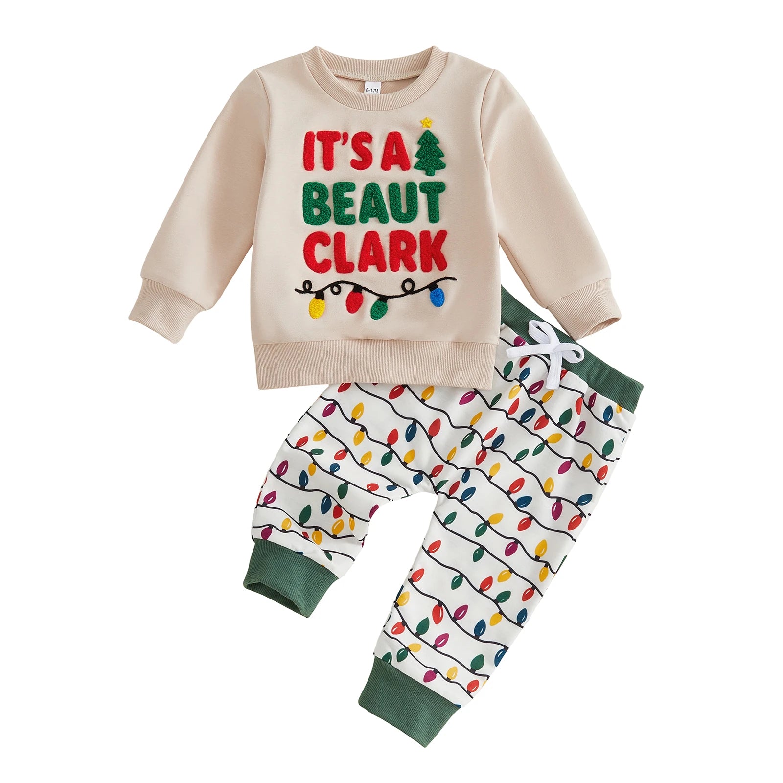 IT'S A BEAUT CLARK Christmas Lights Outfit