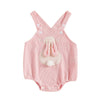 LITTLE BUNNY Waffle Knit Romper