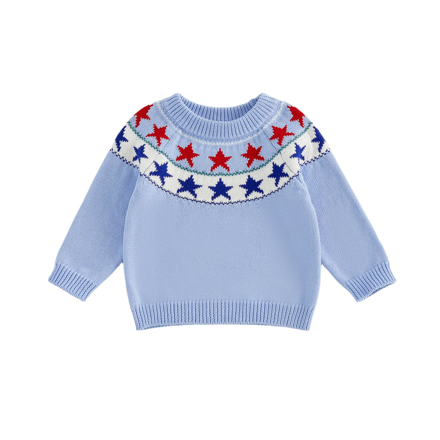 USA STAR Knitted Sweater