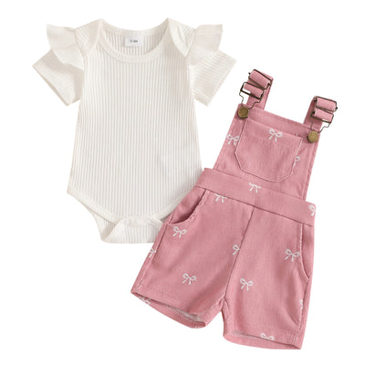 BOWTIE Corduroy Overall Outfit