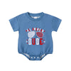 ALL AMERICAN DUDE Embroidered T-Shirt Onesie