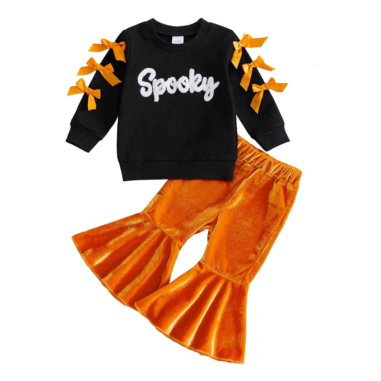 BOO Bowtie Bellbottom Outfit