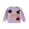 BOO Halloween Knitted Sweater
