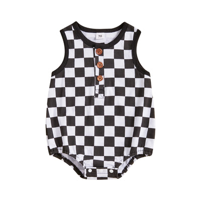 RACER Checkered Onesie