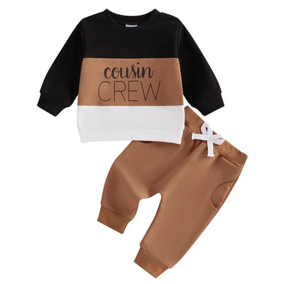 COUSIN CREW Color Block Outfit