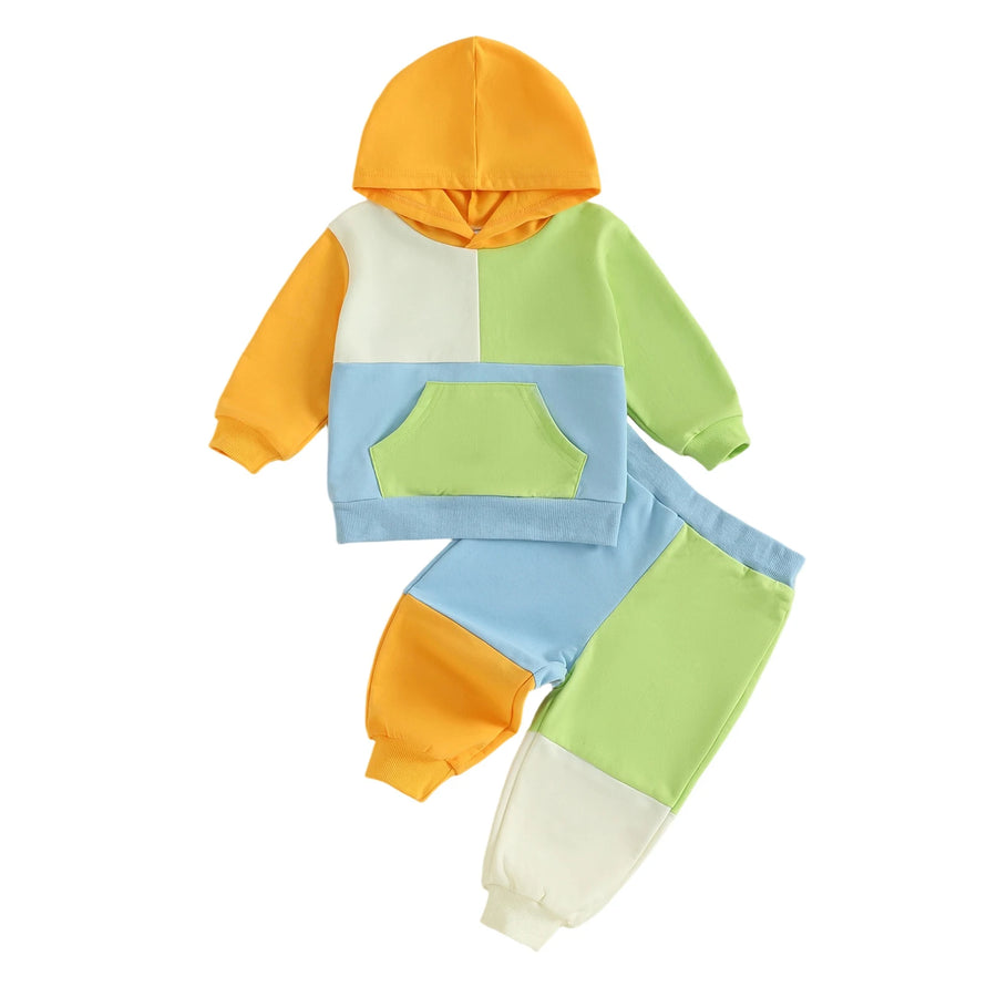 COLOR BLOCK Hoody Outfit