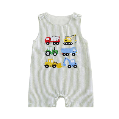 CONSTRUCTION VEHICLES Romper